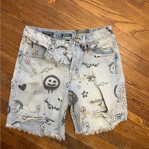 High Rise Bermuda Shorts